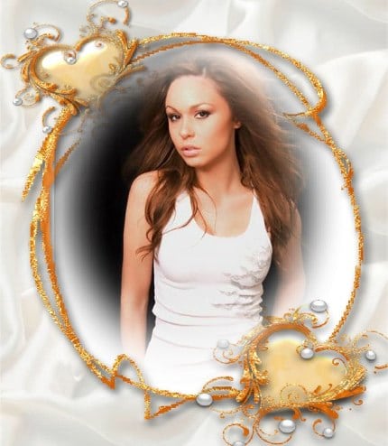 marcos con corazones