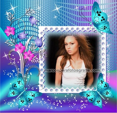 marcos con mariposas