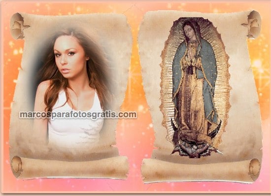 marcos de fotos con la virgen de guadalupe