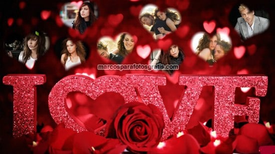 marcos de amor para varias fotos