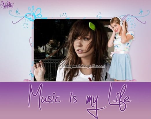 marcos de fotos de violetta