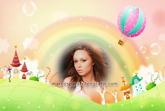 marcos para fotos de arco iris