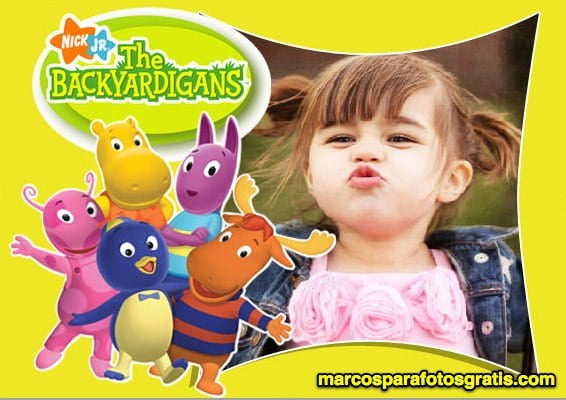 marcos de fotos infantiles de los backyardigans