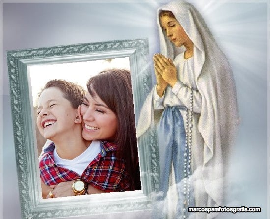 marcos de fotos cristianos con la virgen maría