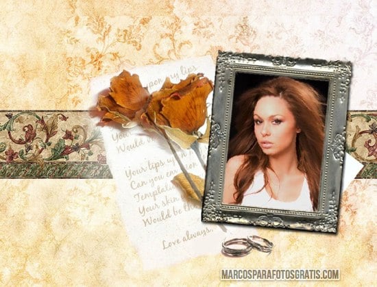 marcos para fotos con anillos