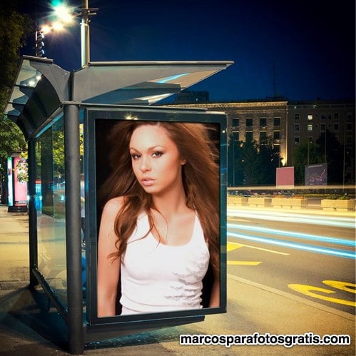 marcos para fotos de cartel en la vía pública