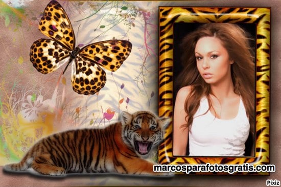 marcos de fotos de animal print