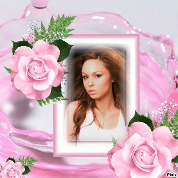 borde con flores