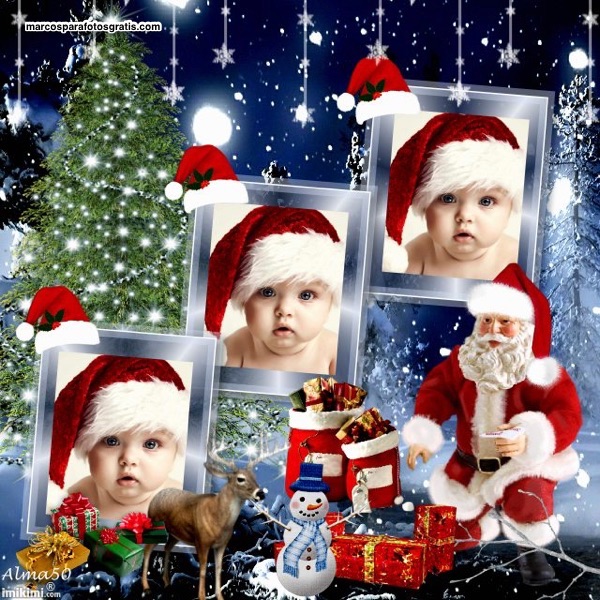 mejores marcos de fotos de navidad
