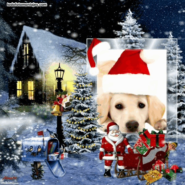 mejores marcos de navidad con santa claus san nicolas papa noel