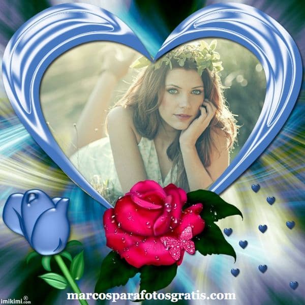 marcos con corazones