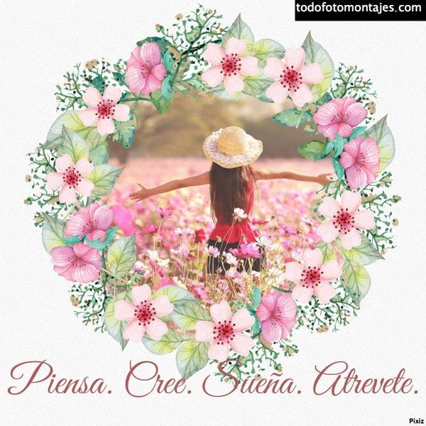 fotomontajes flores