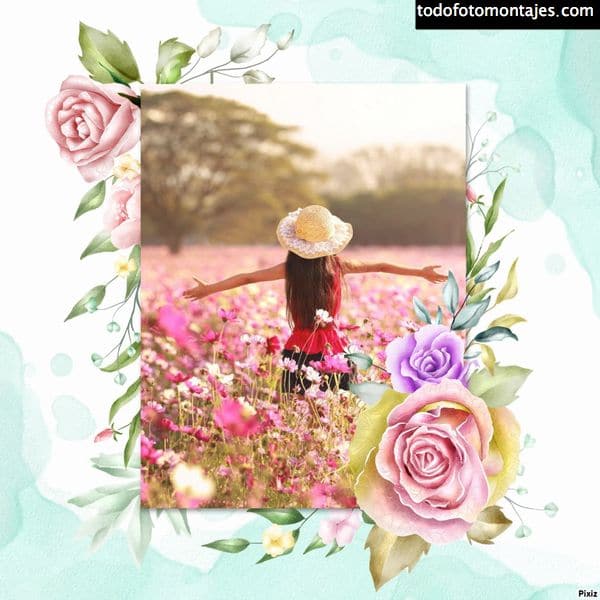 fotomontajes flores
