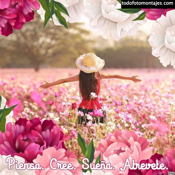 fotomontajes flores