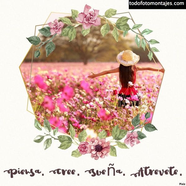 fotomontajes flores