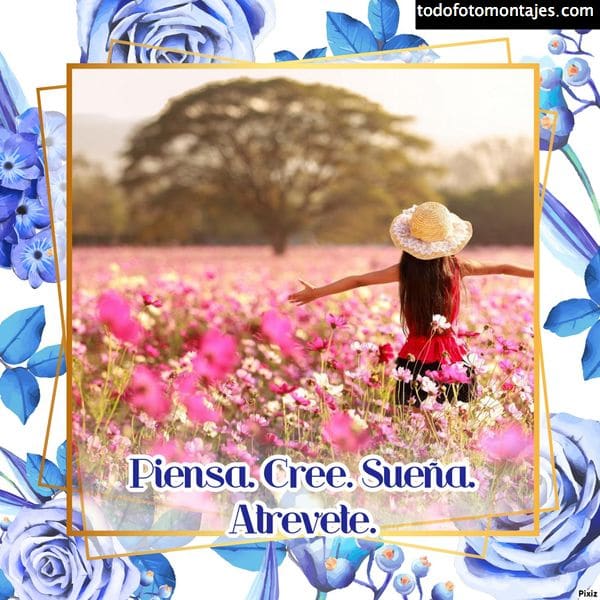 fotomontajes flores